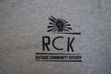 Load image into Gallery viewer, Refugee Community Kitchen T-Shirt - Black, White &amp; Grey