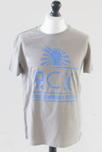 Load image into Gallery viewer, Refugee Community Kitchen Logo 100% organic cotton T-Shirt -New colour combinations!