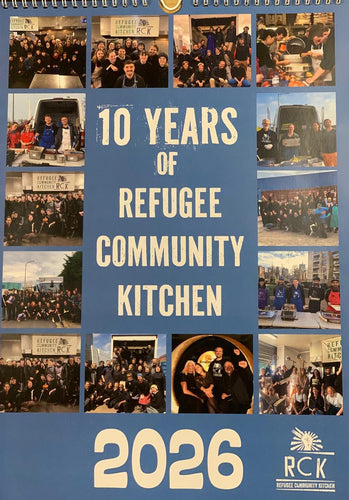 RCK 10th year Anniversary  Refugee Community Kitchen 2026 Calendar