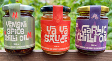 Load image into Gallery viewer, Sam Jones's legendary Three Chilli Sauce Collection IN STOCK