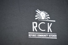 Load image into Gallery viewer, Refugee Community Kitchen T-Shirt - Black, White &amp; Grey