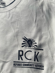 Refugee Community Kitchen T-Shirt - Black, White & Grey